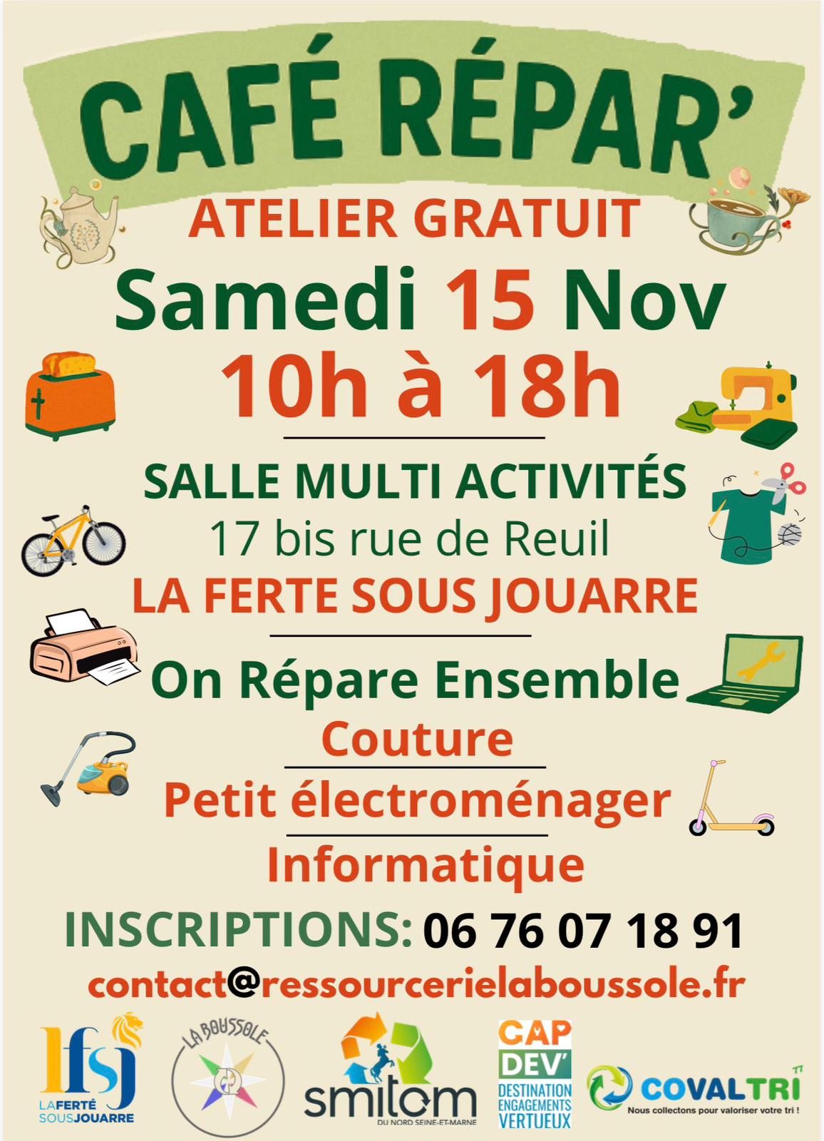 Atelier Réparation La ferté sous jouarre